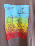 Long Sleeve Ziggy the Iguana Shirt in Grey