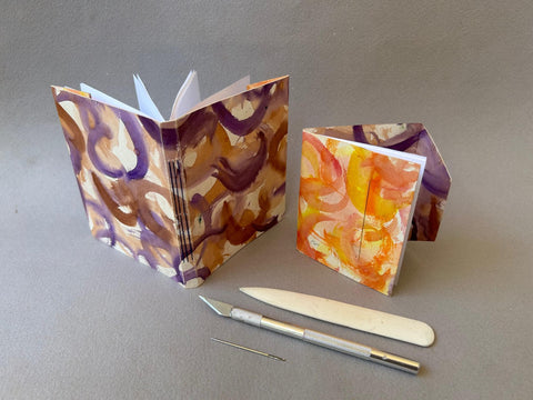 Kits for Painted and Sewn Handmade Books Zoom Class