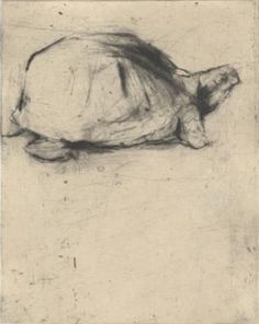 "Turtle" Drypoint by Lee Newman