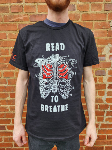 "Read to Breathe" T-Shirt in Black