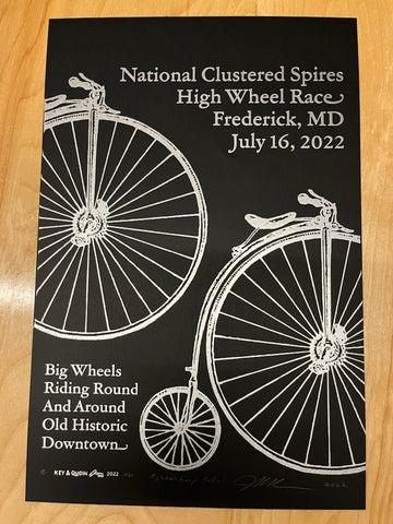 National Clustered Spires High Wheel Race 2022 Poster